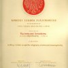Individual State Award - 
	Diploma of Individual State Award. Kazimierz Serocki is awarded "for outstanding achievements in the art of composition",&nbsp;July 1972 (Warsaw University Library)